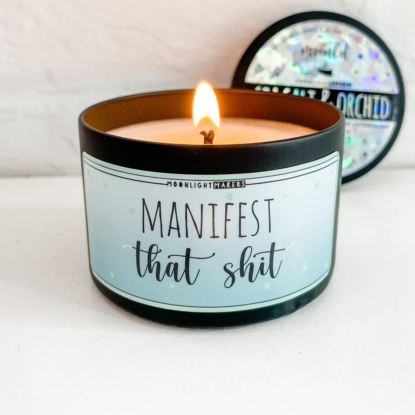Manifest That Shit - 8oz Candle - Choose Your Scent - 100% Natural Soy Wax
