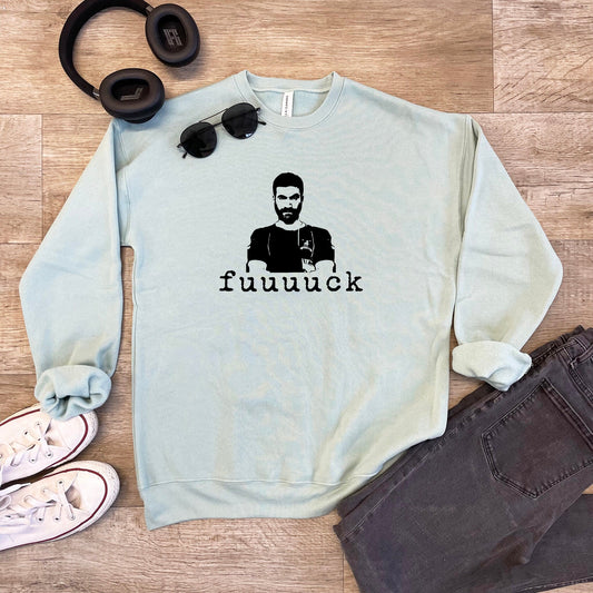 Fuuuuck (Roy Kent) - Unisex Sweatshirt - Dusty Blue or Athletic Heather
