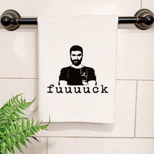 Fuuuuck (Roy Kent) - Kitchen/Bathroom Hand Towel (Waffle Weave)