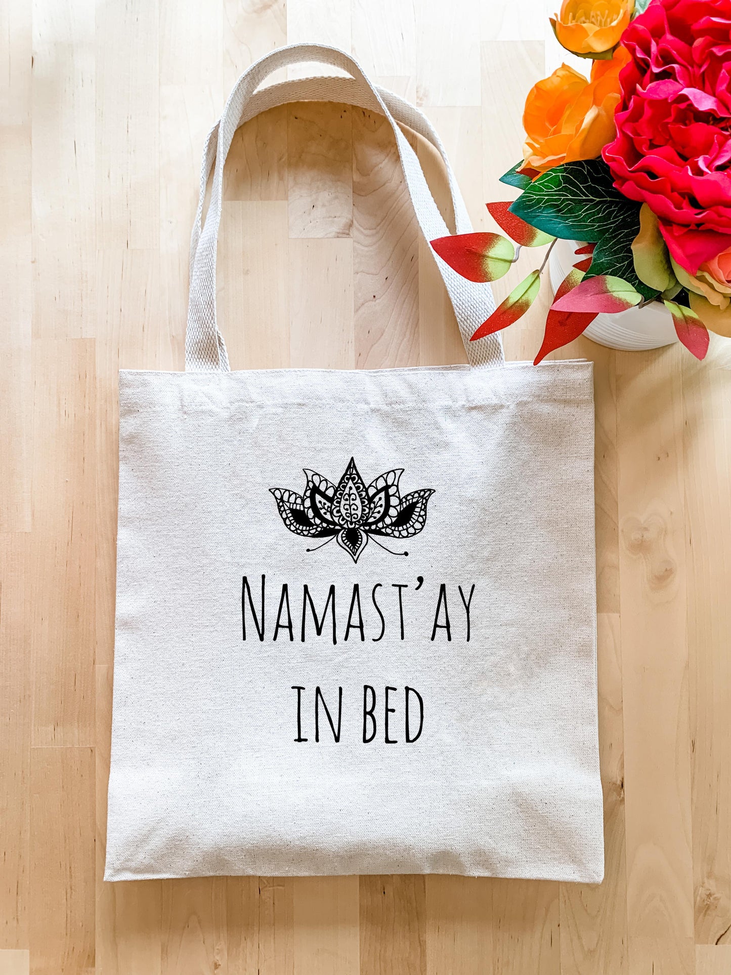 Namast'ay in Bed - Tote Bag - MoonlightMakers
