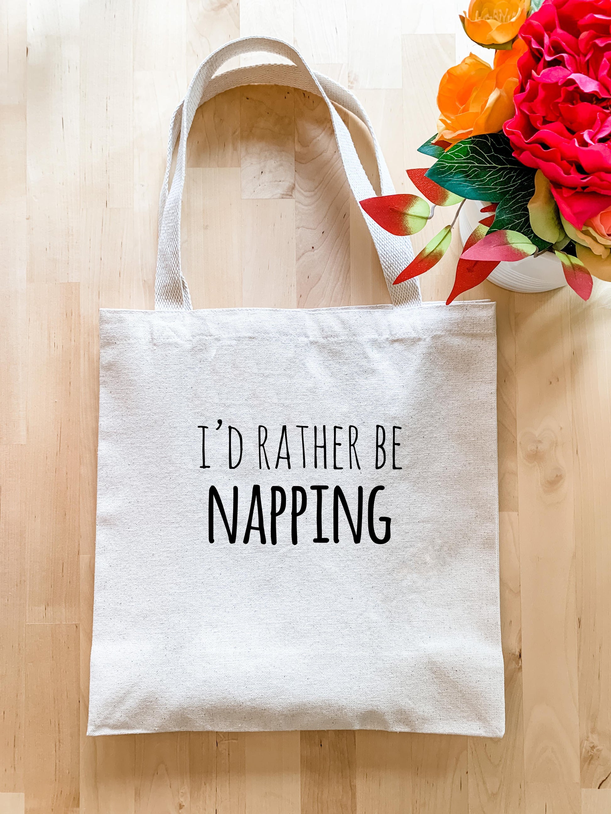 I'd Rather Be Napping - Tote Bag - MoonlightMakers