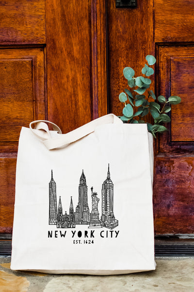 New York City Skyline (NYC) - Tote Bag