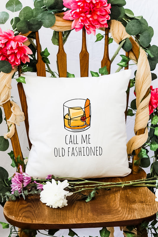 Call Me Old Fashioned - Decorative Throw Pillow - MoonlightMakers
