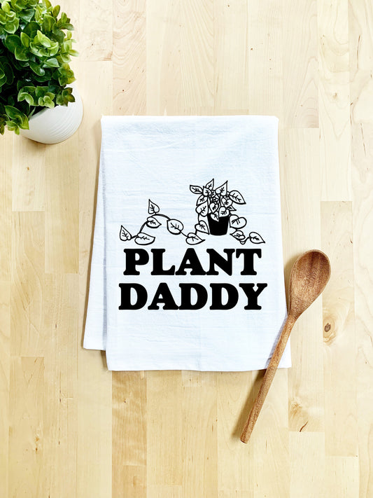 Plant Daddy, Dish Towel - White Or Gray - MoonlightMakers