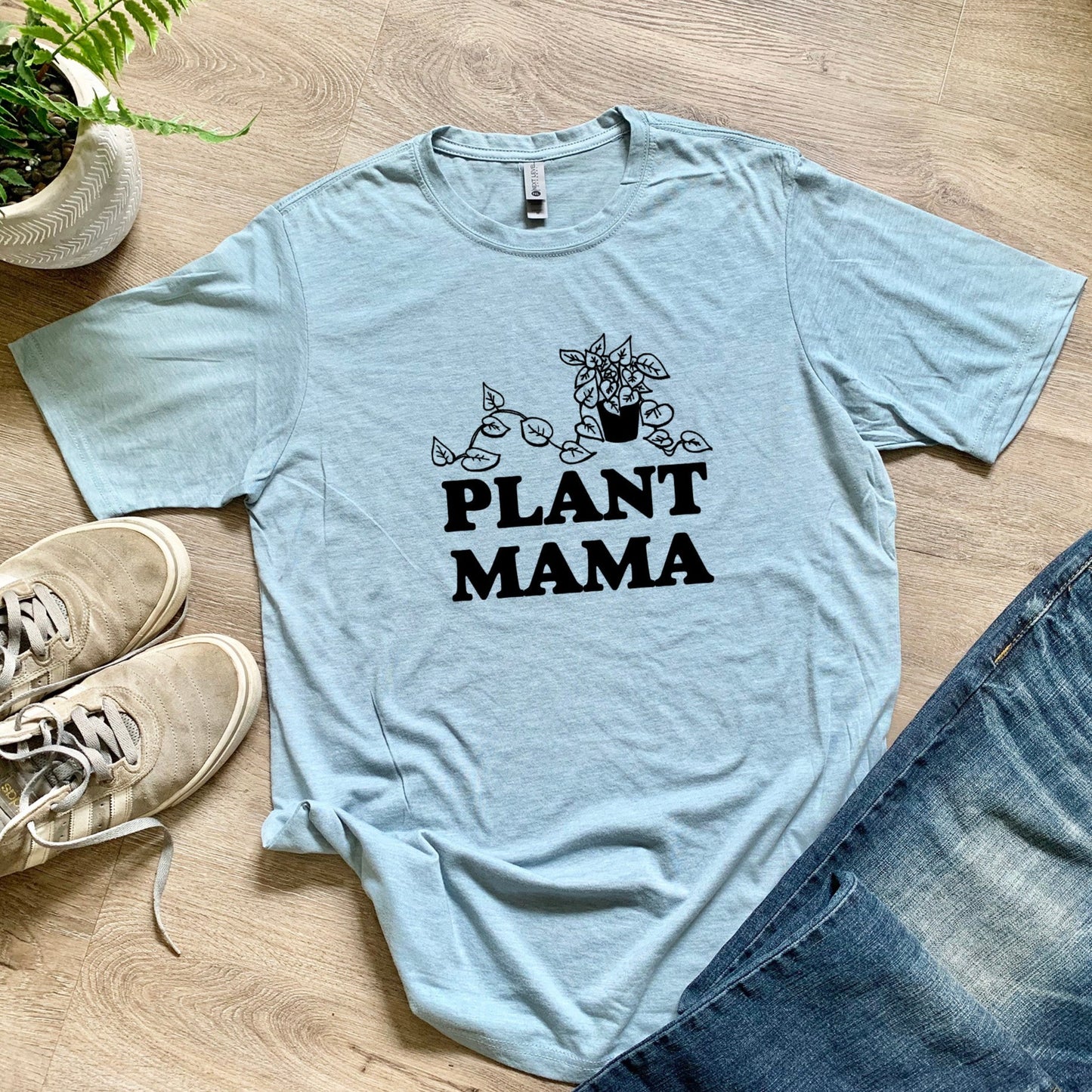 Plant Mama - Men's / Unisex Tee - Stonewash Blue or Sage