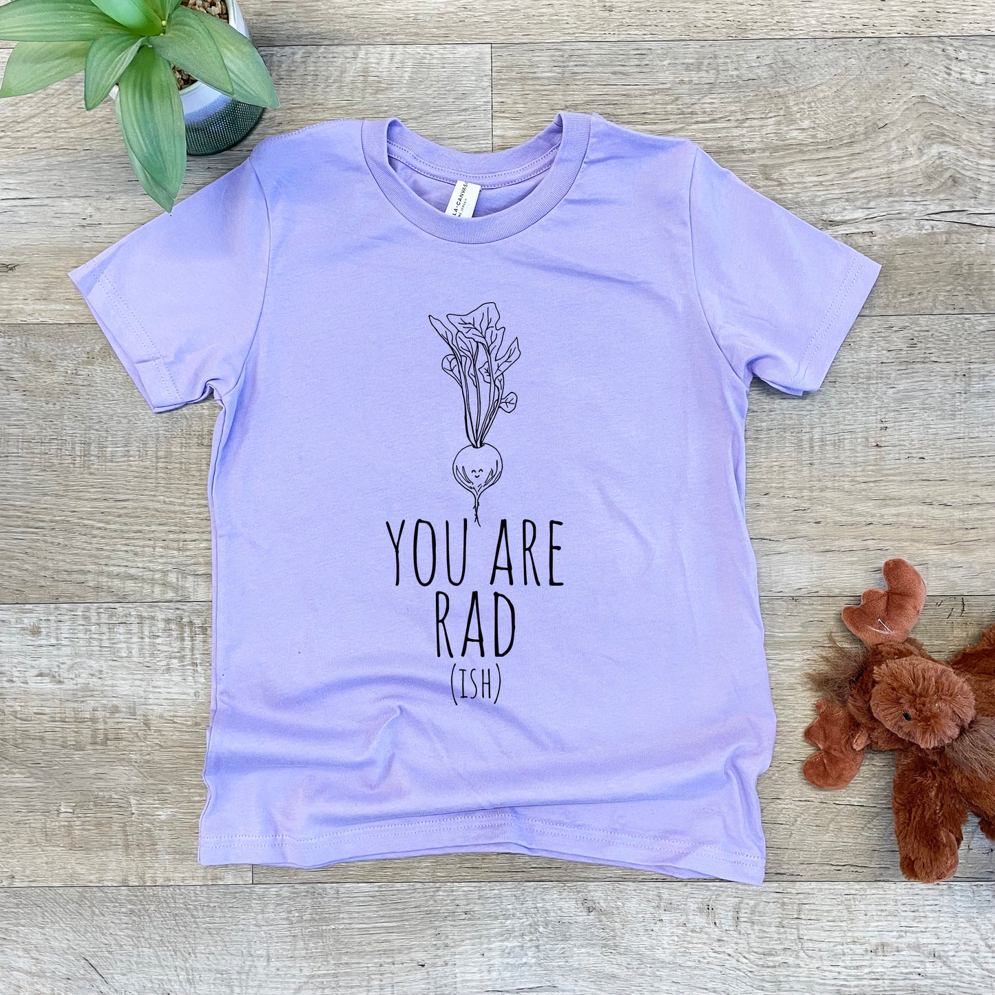 You Are Rad(ish) - Kid's Tee - Columbia Blue or Lavender