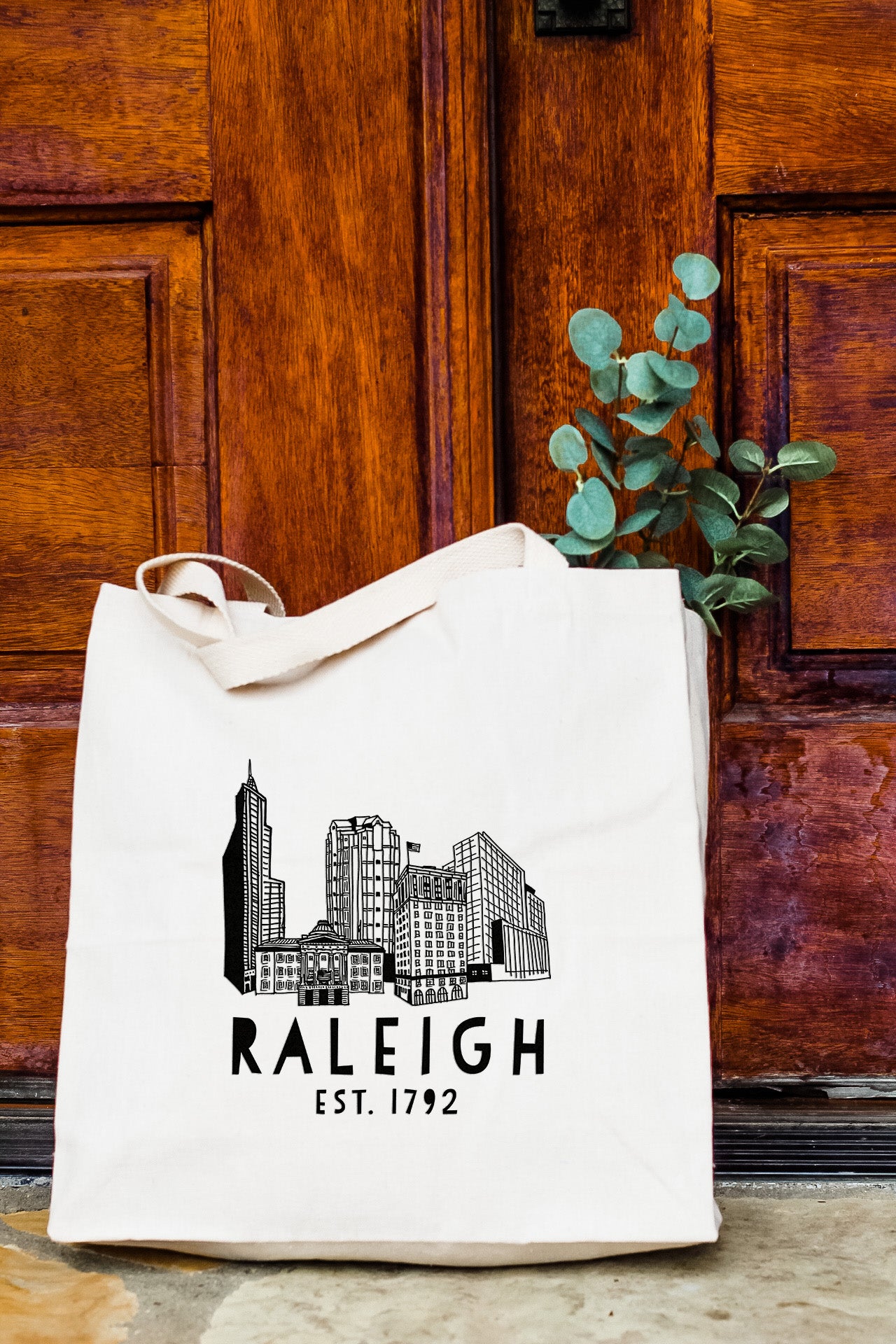 Raleigh Skyline - Tote Bag - MoonlightMakers