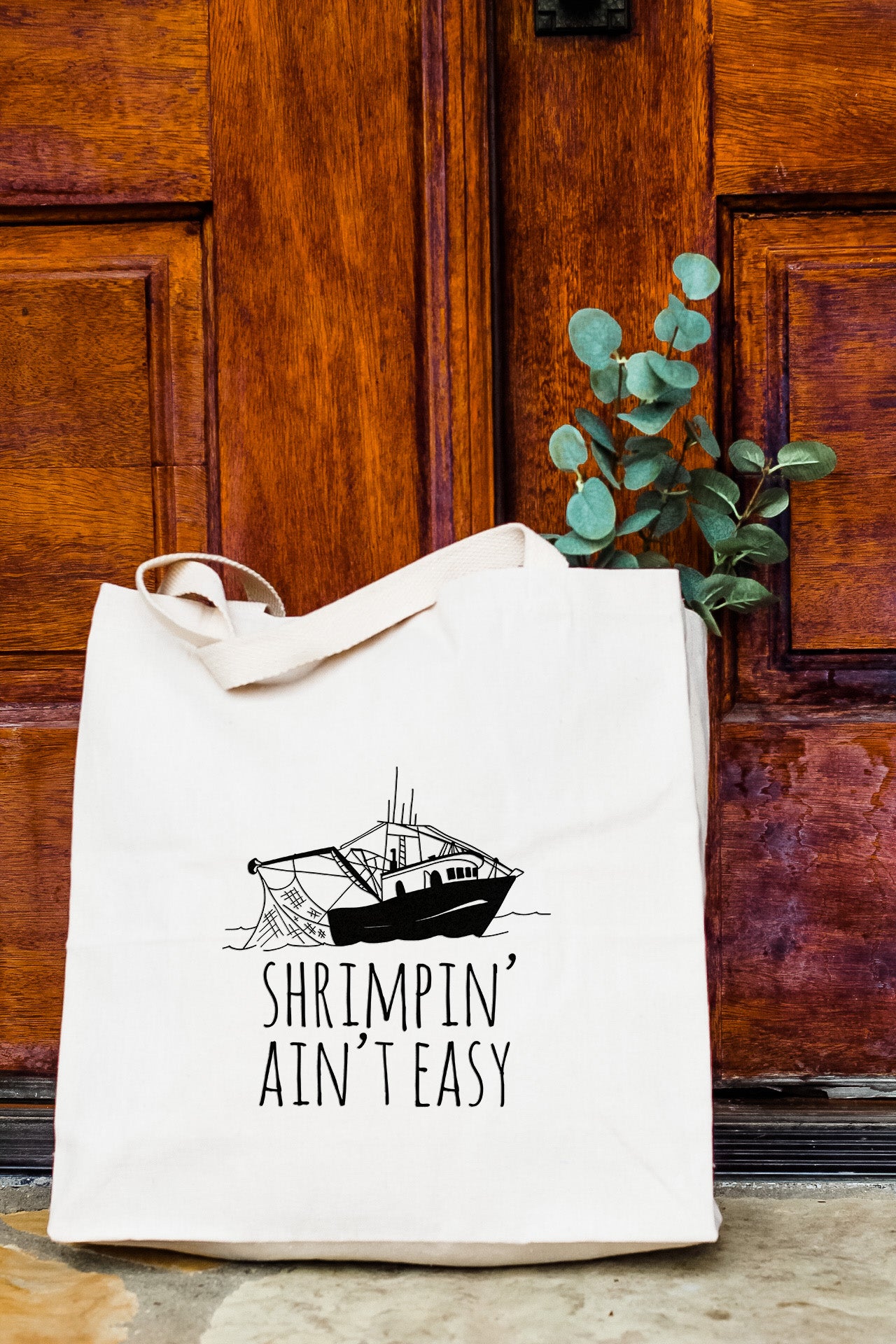 Shrimpin' Ain't Easy - Tote Bag - MoonlightMakers
