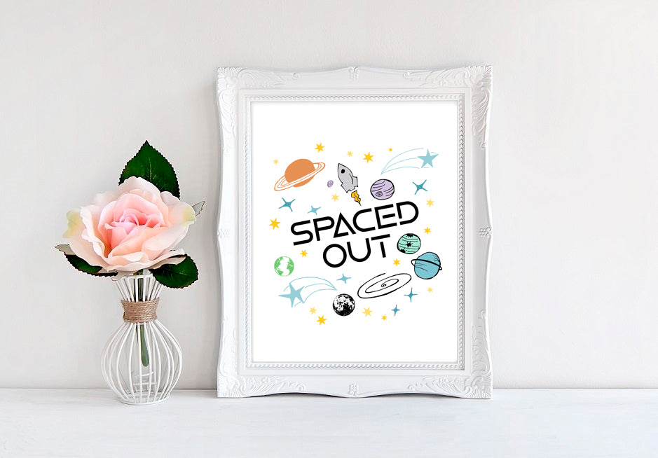Spaced Out - 8"x10" Wall Print - MoonlightMakers