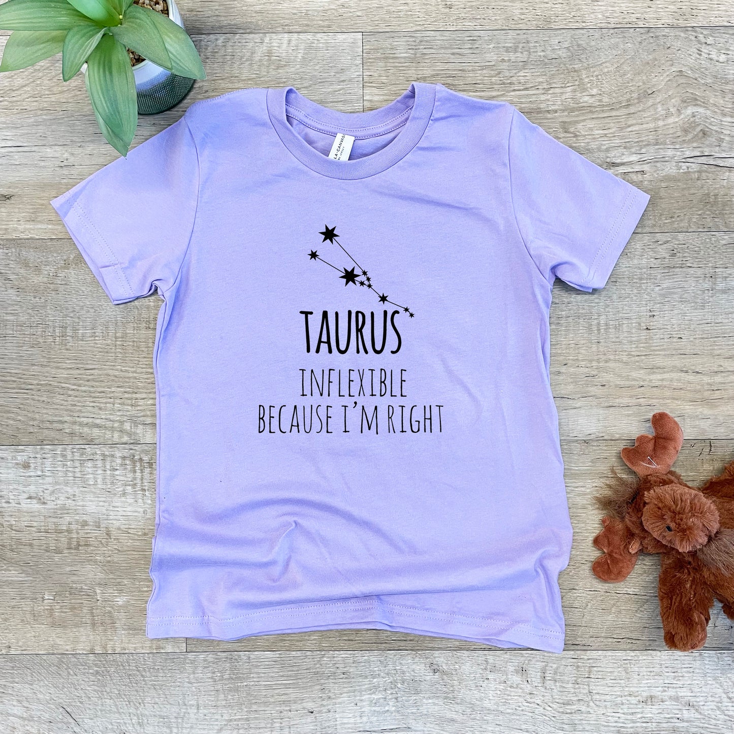 Taurus - Kid's Tee - Columbia Blue or Lavender