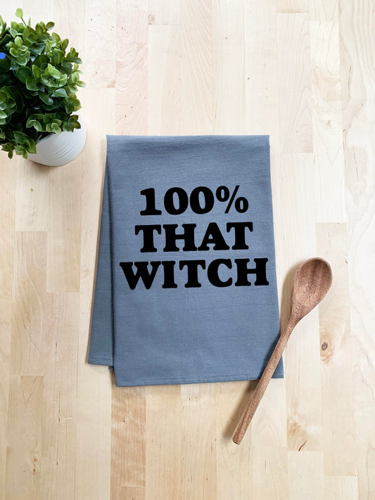 100% That Witch Dish Towel - White Or Gray - MoonlightMakers