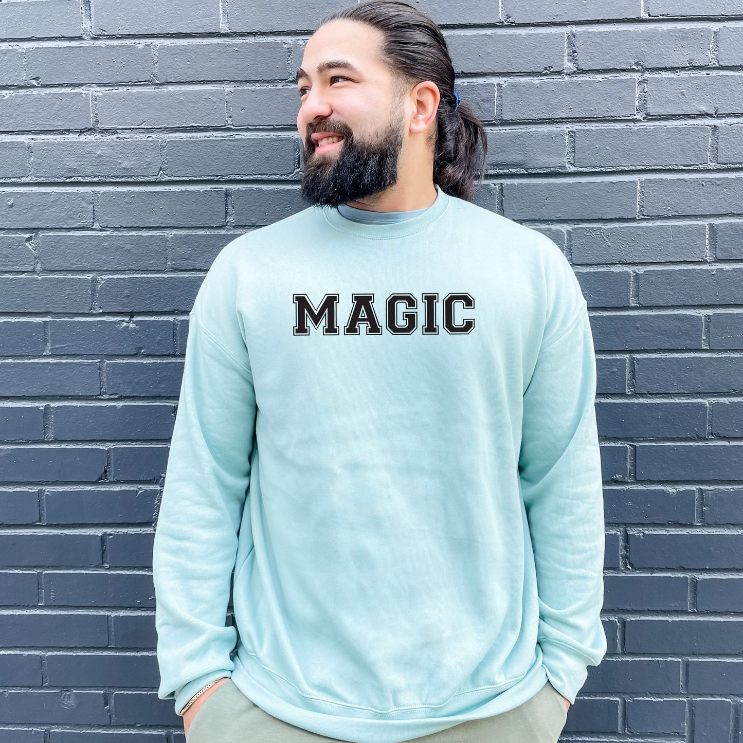Magic - Feel Good Collection - Unisex Sweatshirt - Heather Gray or Dusty Blue