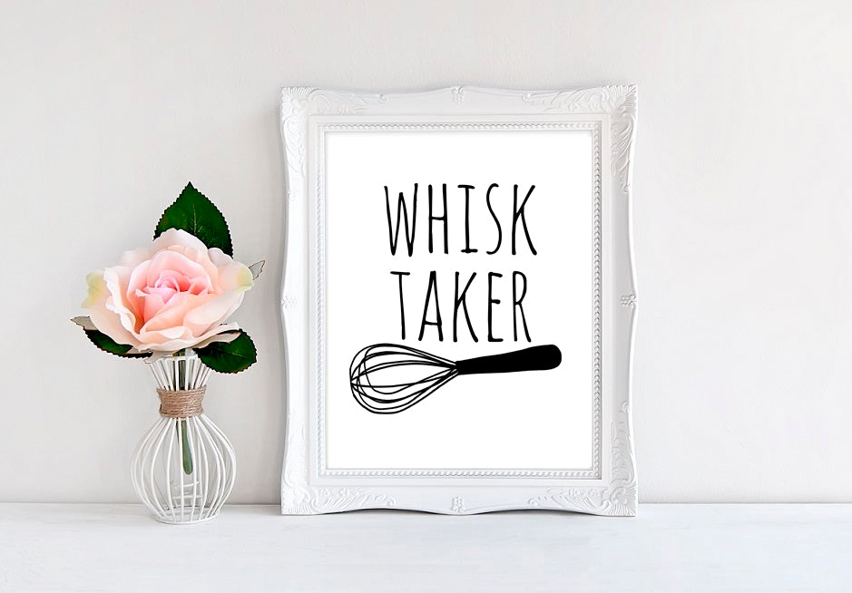 Whisk Taker - 8"x10" Wall Print - MoonlightMakers