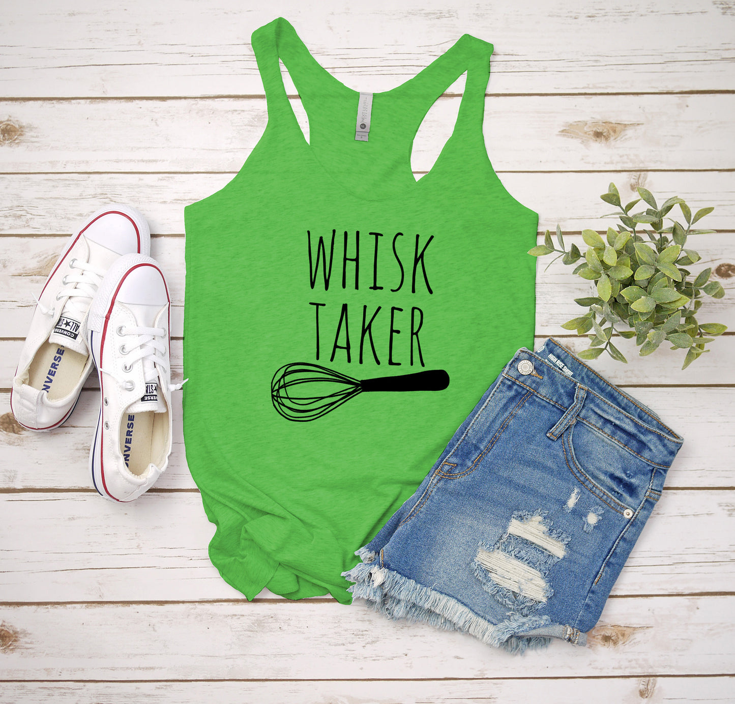 Whisk Taker (Baking) - Women's Tank - Heather Gray, Tahiti, or Envy