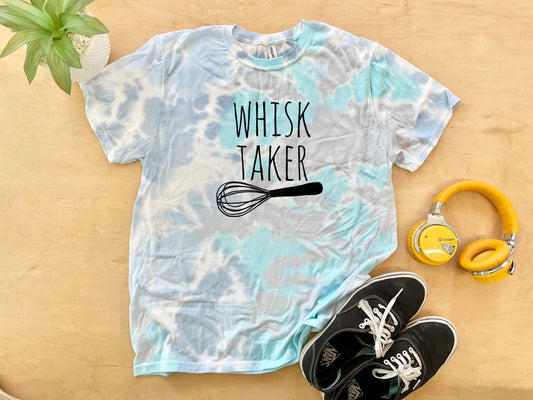 Whisk Taker (Baking) - Mens/Unisex Tie Dye Tee - Blue