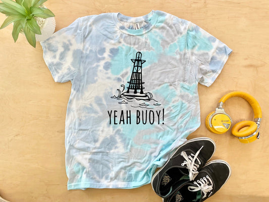 Yeah Buoy! - Mens/Unisex Tie Dye Tee - Blue