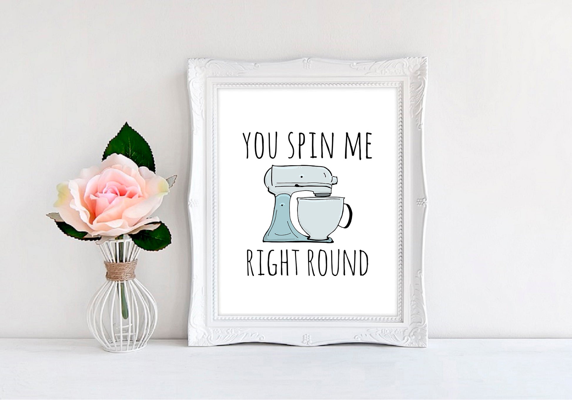 You Spin Me Right Round (Mixer) - 8"x10" Wall Print - MoonlightMakers